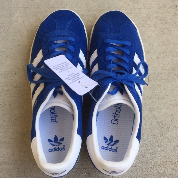 🚫🚫SOLD🚫🚫(NEW) Adidas Blue Gazelle Shoes - Picture 3 of 7